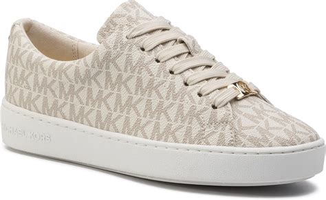 michael kors keaton lace up trainers|Michael Kors logo sneakers.